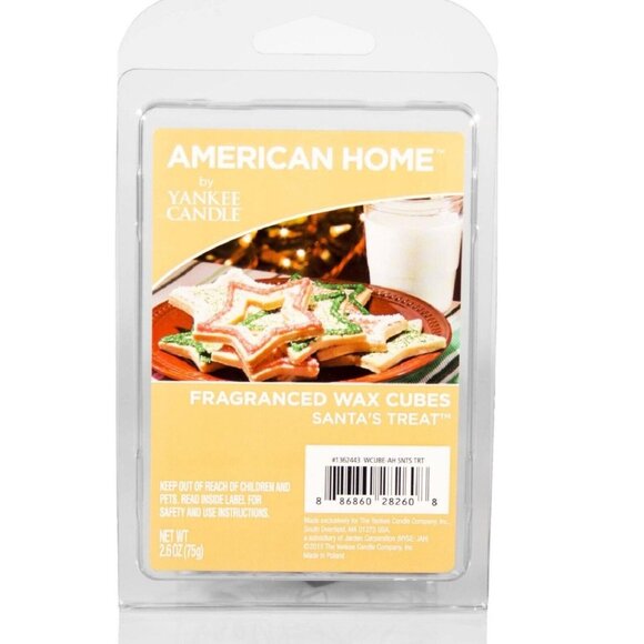American Home By Yankee Candle Fragranced 3 Pack Wax Cubes Santas Treat NEW - Picture 6 of 7
